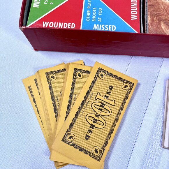 Vintage 50s “BANG!” Old West Selchow & Righter USA Cowboy Western Board Game - Picture 4 of 14